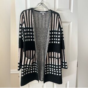 BEAUTIFUL BUTCHER BLOCK CARDIGAN SWEATER